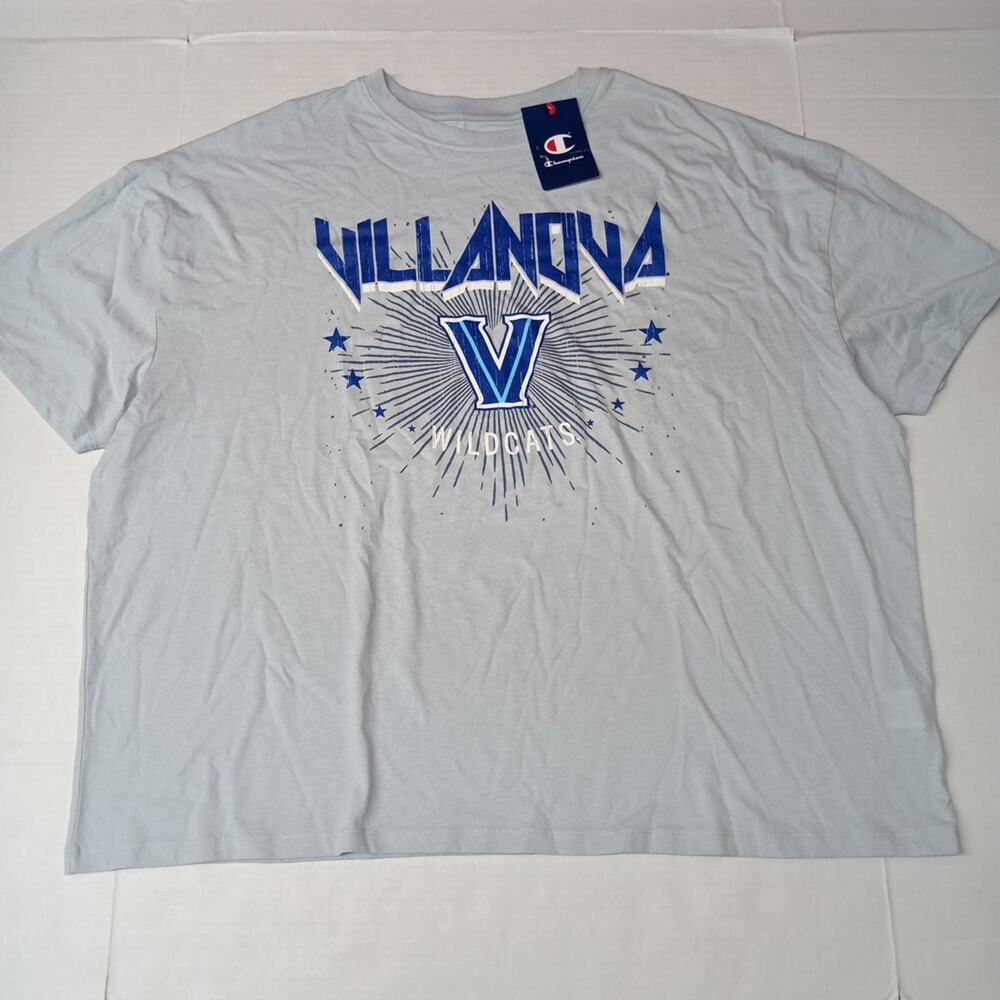 Champion Villanova Wildcats T-shirt Men's Size L/XL‎ Blue - Picture 1 of 7